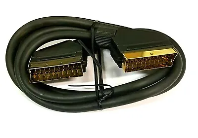Buy Scart Lead Cable 21 Pin Gold Scart Video TV VCR DVD 0.5m 1m 2m 3m 5m Extension • 3.69£