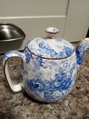 Buy Rare Royal Winton Grimwades Chintz Small Teapot-Blue Welbeck. • 20£
