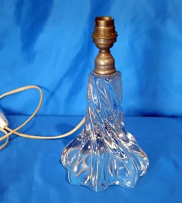 Buy Vintage BACCARAT CRYSTAL GLASS LAMP. Solid. Early 20th Century. • 100£