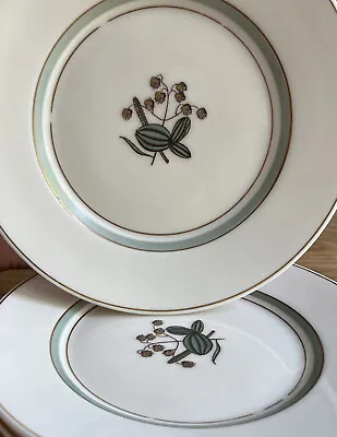 Buy Vintage Royal Copenhagen Quaking Grass Side Plates & Bowl Hand Painted Porcelain • 25.99£