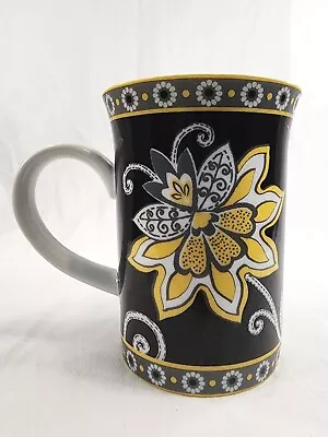 Buy Vera Bradley Yellow Bird Black Coffee Tea Cup No Lid Retired Pattern EUC  • 11.33£