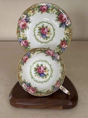 Buy Vintage Paragon Tapestry Rose English Fine Bone China Cup & Saucer • 27.95£