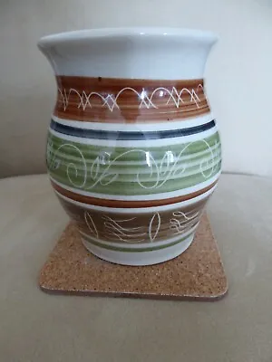 Buy Dragon Pottery Vase Made In Rhayader, Wales • 4.99£