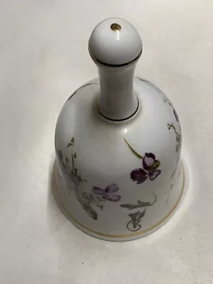 Buy Hammersley Victorian Violets Hand Dinner Bell Excellent Condition • 2.50£