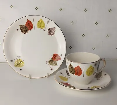 Buy Vintage Alfred Meakin Gay Fantasy Cup, Saucer And Side Plate Trio 1950s • 8£