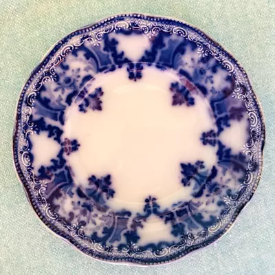 Buy Antique Flow Blue Libertas Prussia China Plate 5 3/4  • 20.86£