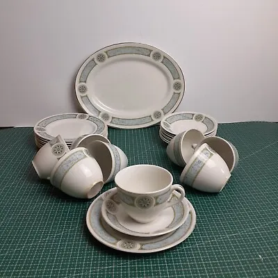 Buy Vintage Ridgway  Tea Set And Plater Made In Staffordshire England • 82.20£