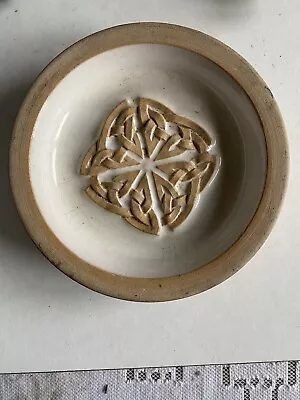 Buy Handmade Celtic Motif Ceramic Trinket Dish Plate Studio Art ORR Pottery • 7£