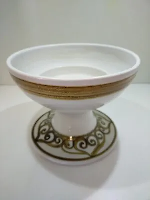 Buy Vintage Jersey Pottery Candlestick Holder - Hand Painted 12cm Tall • 9.95£