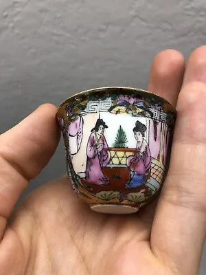 Buy Antique Chinese Tea Set Hand Painted Porcelain Miniature Set • 157.44£