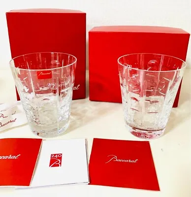 Buy Baccarat Equinox Tumbler Glass M Size Pair Set • 152.38£