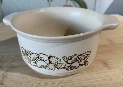 Buy Vintage Kiln Craft 11cm  Strawberry Bramble Cereal/Soup Bowl With Lugs • 5.50£