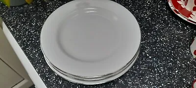 Buy Royal Worcester Classic Platinum Salad Plates X 3 • 18£
