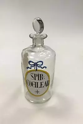 Buy Holmegaard Pharmacy Jar With Text SPIR COCHLEAR From 1981 • 94.18£