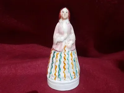 Buy Antique Victorian Staffordshire Miniature Figure Florence Nightingale 11cm • 14.99£
