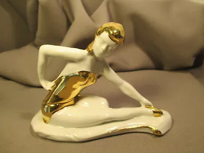 Buy Art Deco Porcelain Ballett-Tänzerin / Type Deco - Danseur / Mod. Dep. France • 103.02£