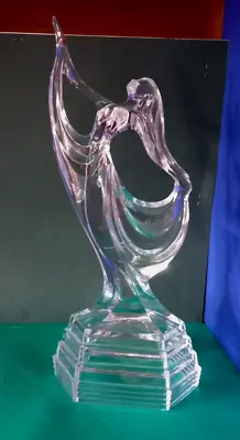 Buy Royal Crystal Rock Rcr Italy Ballerina Heavy Glass Figurine Ornament Paperweight • 10.99£