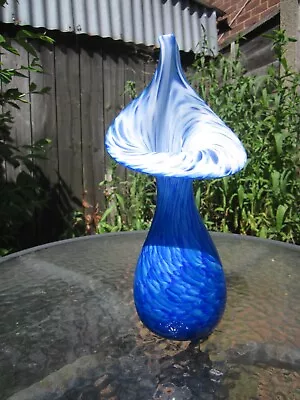 Buy Alum Bay Glass Large Blue Jack In The Pulpit Vase • 10.99£