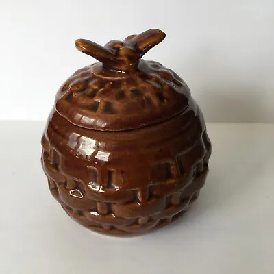 Buy Fab Vintage Ceramic Bee Hive Bees Honey Pot Preserve Jar • 7.50£