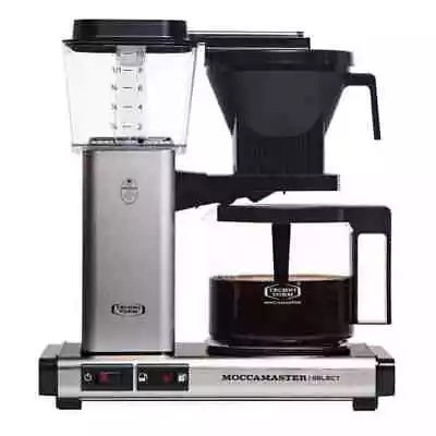 Buy Moccamaster KBG Select Drip Coffee Maker 1.25 L Ground Coffee 1520 W Black Br... • 259.91£