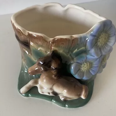 Buy Hornsea Pony Planter Vase Fauna With Pony Made In England 590 • 11.50£