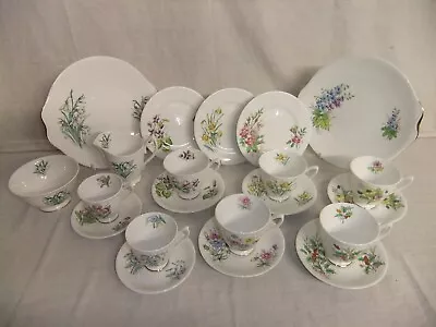 Buy C4 Porcelain Royal Albert - FLOWER OF THE MONTH - Vintage Tableware - 3C3A • 6£