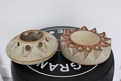 Buy 2 Bowls / Ashtrays - Shelf Pottery (Halifax) Brutalist Vintage Graham Alcock • 24.99£