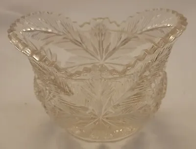 Buy Early American Pattern Crystal Glass Spooner - Vintage Glassware • 16.96£