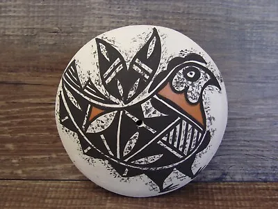 Buy Acoma Indian Hand Painted Pottery Seed Pot - E. Antonio • 83.43£