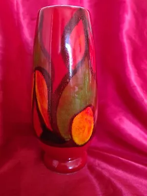 Buy Poole Pottery Vase 9x3 Inches Excellent Condition Beautiful Colours • 15.95£