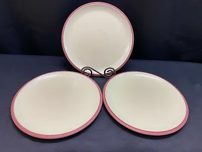 Buy Denby  JUICE  England ~ Apple Green & Brown ~ Set Of 3 ~ Dinner Plates ~ 10 3/4  • 22.70£