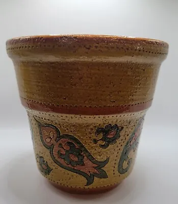 Buy Vintage MCM Bitossi Aldo Londi Italian Pottery Planter Liberty Pot  6.5  Read • 47.42£