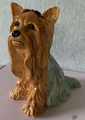 Buy BESWICK DOG YORKSHIRE TERRIER FIRESIDE MODEL No. 2377 GLOSS FINISH LARGE PERFECT • 65£