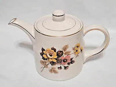 Buy Ellgreave / Wood & Son, Floral Teapot, England !! • 20.53£