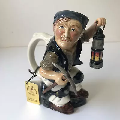 Buy Vintage Roy Kirkham Character Jug, Coal Miner, Collectable Staffordshire Pottery • 12£