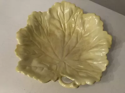 Buy Carlton Ware Large Yellow Leaf Plate • 11.99£