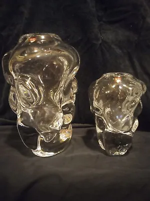 Buy Orrefors Sundberg Vase's Designed By Per B Sundberg Sweden Signed Art Glass • 1,468.21£