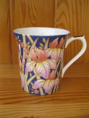 Buy Vintage Queen’s Indigo Fine Bone China Coffee Mug Tea Cup Made In England • 10.25£