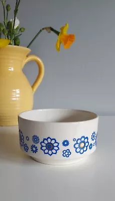 Buy Vintage Lord Nelson Pottery Blue Flower Serenade Sugar Bowl  • 3.50£