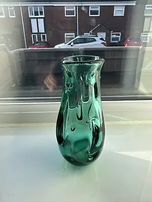 Buy Whitefriars Small Aqua Knobby Vase 6.5 Inch Vintage Retro Glass Rare Vgc  • 60£