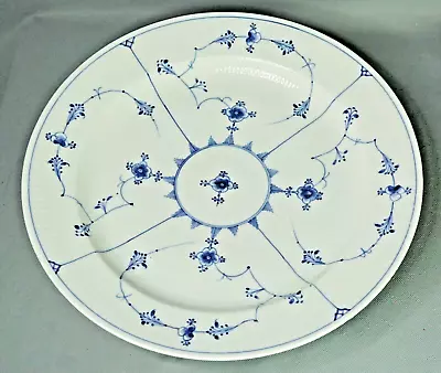 Buy 1890 Antique Royal Copenhagen Porcelain Serving Platter Plate Blue Fluted #4 • 354.59£