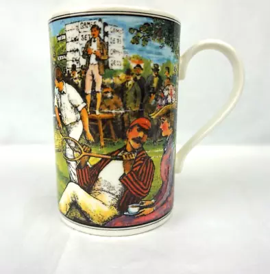 Buy Dunoon Scotland Stoneware History Of Tennis Tall Tea Coffee Mug Cup  • 12.99£
