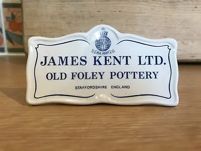 Buy James Kent Porcelain Shop Display Cabinet Sign • 10£