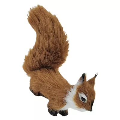 Buy Plastic Squirrel Ornament Outdoor Decorative Squirrel Figurine Animal Figurine • 7.63£