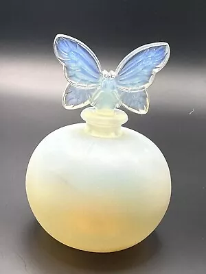 Buy Sabino French Art Deco Opalescent Butterfly Glass Perfume Bottle 3.5” • 121.64£