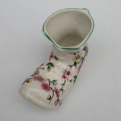 Buy Vintage Old Foley James Kent Ltd, Chinese Rose Pattern, Porcelain Boot Figurine  • 8£