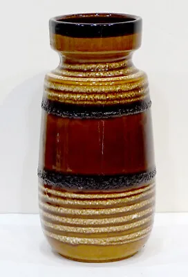 Buy Vintage WEST GERMAN POTTERY Huge Vase MID-CENTURY MODERN Fat Lava By SCHEURICH • 56.65£