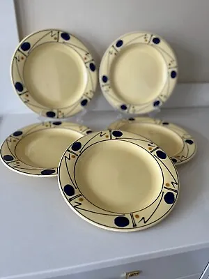 Buy Poole Pottery Omega By Fenella Mallalieu - 5 X 27 Cm Dinner Plates • 85£