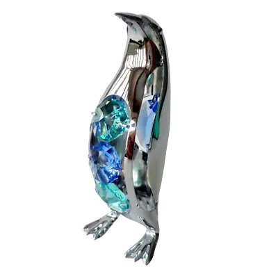 Buy Crystocraft Penguin Crystal Ornament With Swarovski Elements Gift Boxed Blue • 21.99£