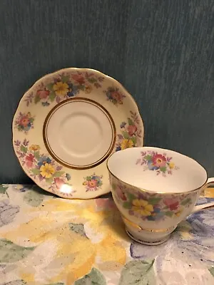 Buy Colclough China Made In Longton England Genuine Bone China Tea Cup And Saucer  • 14.34£